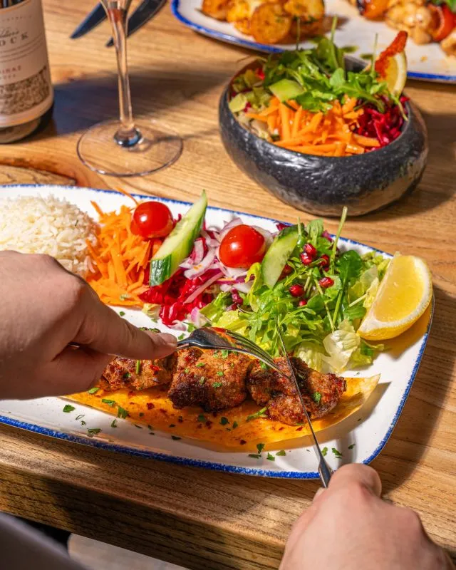 🔥 Taste Authentic Flavors at Spark Bar and Kitchen! Dive into our grill plate loaded with perfectly seasoned meats, fresh salads, and flavorful sides. The ideal dish for a satisfying meal filled with bold Mediterranean flavors.  Who’s craving this? Let us know in the comments! 🍽️  #AuthenticFlavors #TurkishCuisine #SparkBarAndKitchen #MediterraneanEats #GrilledGoodness #FoodieFavorites #FlavorJourney #EatWithUs #HoddesdonDining #tastethediﬀerence